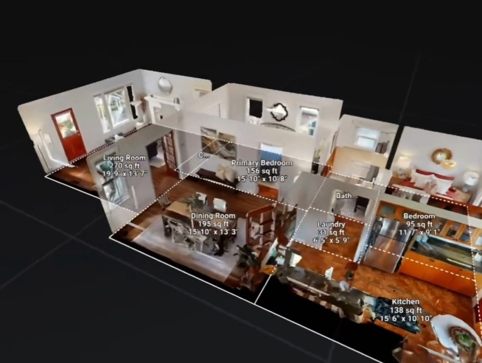 Demostración de información sobre un inmueble obtenida con Property Intelligence.
